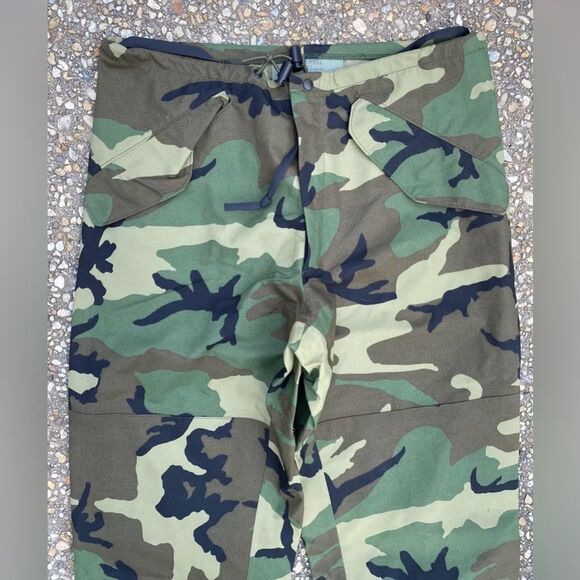 Mens cold weather camouflage pants M short